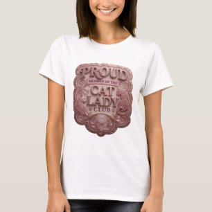 Camiseta Rosa na Moda ORGULHOSA MEMBRO DO CLUBE DAS DONAS D