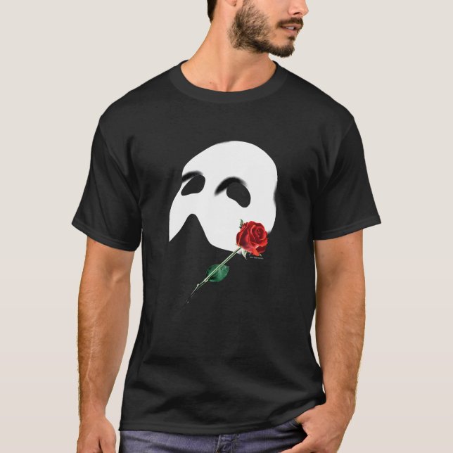 Camiseta Rosa Oficial 'Fantasma Da Ópera' (Frente)