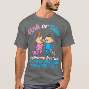 Camiseta Rosa ou Azul Já Te Amo O Sexo, Revista Bab