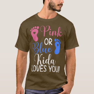 Camiseta Rosa ou Azul, Kida ama Você, Engraçado, Revolução