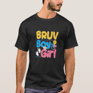 Camiseta Rosa ou Azul Maninho Te Ama Mais Irmão Mais Velho