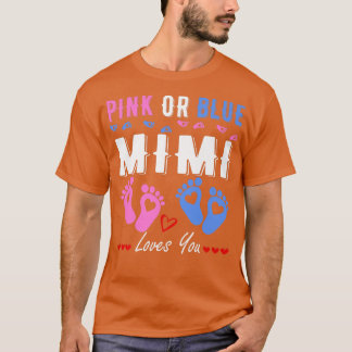 Camiseta Rosa Ou Azul Mimi Ama Sua Revelação De Gênero