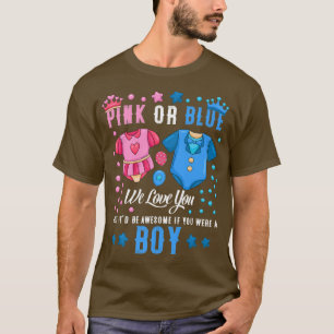 Camiseta Rosa Ou Azul Nós Amo Você Equipe De Revelação De G