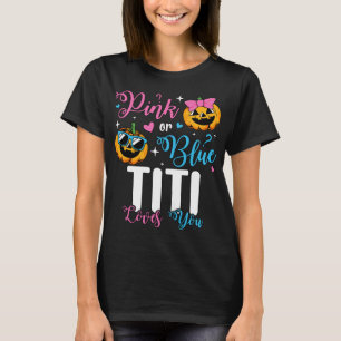Camiseta Rosa Ou Azul Titi Te Ama Pumpkin Baby Women