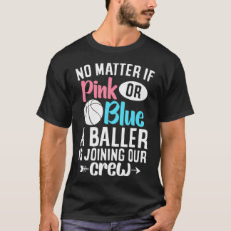 Camiseta Rosa Ou Azul, Um Sexo De Basquete Menor Revela Bas