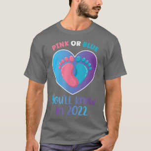 Camiseta Rosa ou Azul - Você saberá em 2022 - Gênero giro R