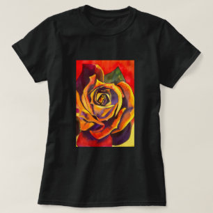 Camiseta Rosa ouro Art