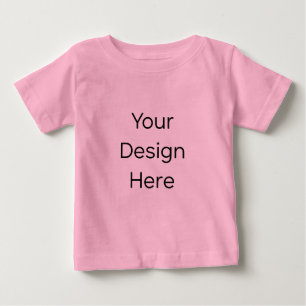 Camiseta Rosa para Bebê