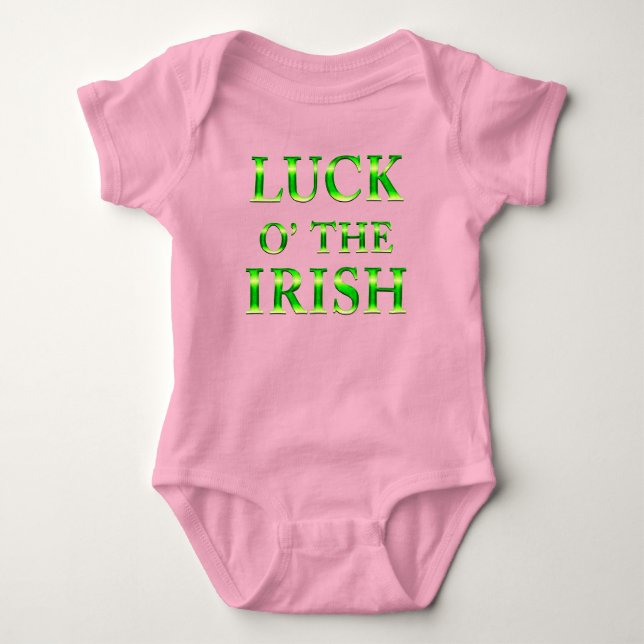 Camiseta rosa para meninas de St. Patrick's Day To (Frente)