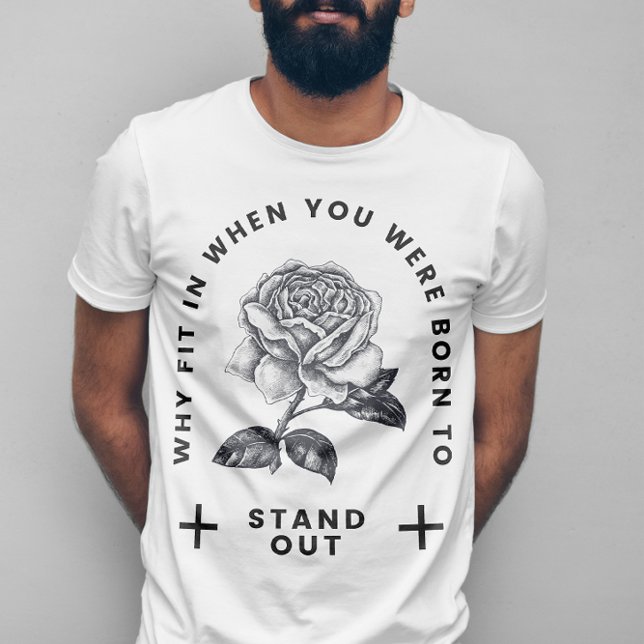Camiseta Rosa Por Que Ajustado Quando Você Estava Nascer Pa (Criador carregado)