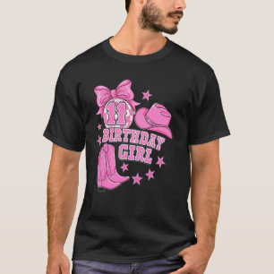 Camiseta Rosa Preparado Ocidental Disco Aniversário de 11 a