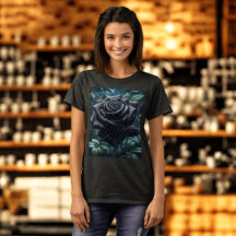 Rosa preto floral