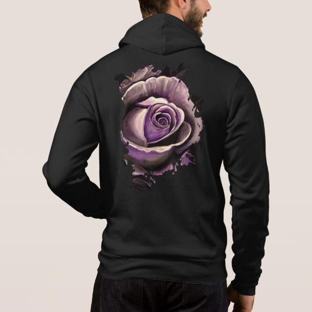 Camiseta Rosa púrpura (Verso)