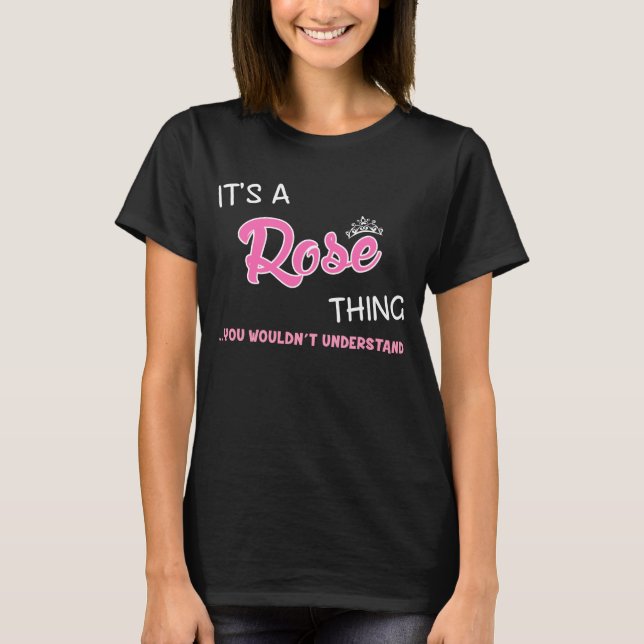 Camiseta Rosa que você não entenderia (Frente)