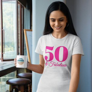 Camiseta Rosa Quente 50 & Fabuloso