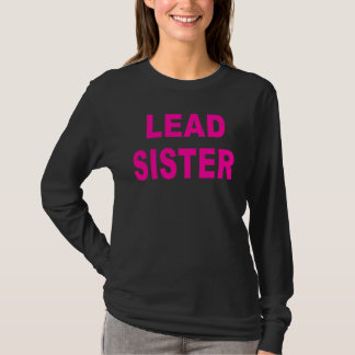 Camiseta rosa quente de LeadSister.com