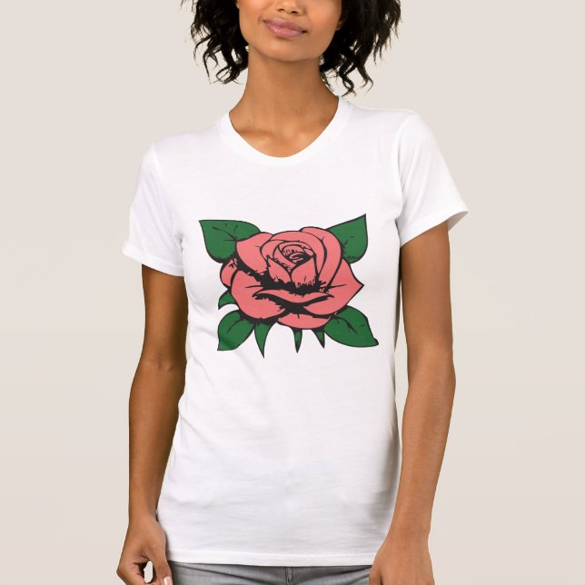 Camiseta Rosa Rosa (Frente)