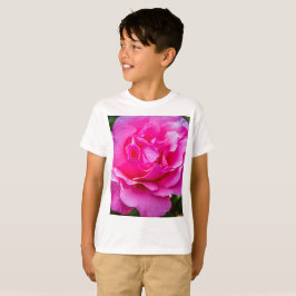 Camiseta Rosa rosa delicada.