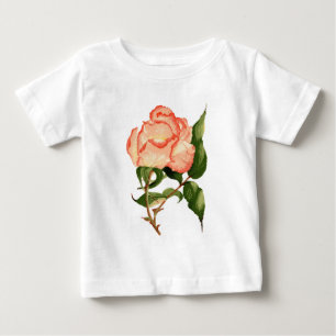 Camiseta rosa-rosa-pêssego e rosa-rosa