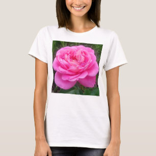 Camiseta Rosa Rosa Romântica "Leonardo Da Vinci"