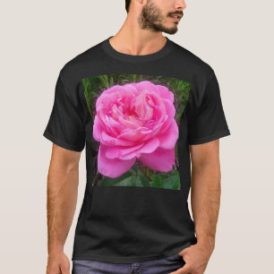 Camiseta Rosa Rosa Romântica "Leonardo Da Vinci"