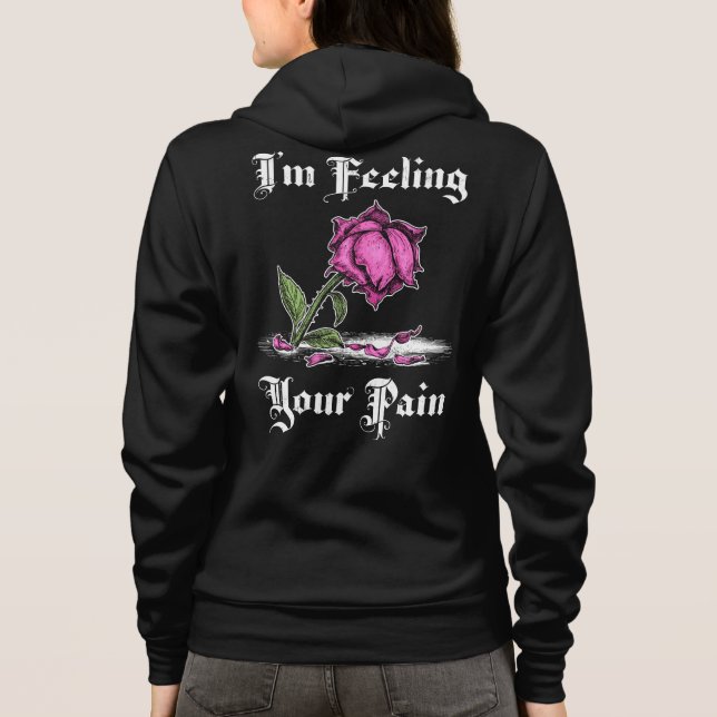 Camiseta Rosa Rosa Rosa Rosa Rosa Rosa Rosa, Desespero Text (Verso)