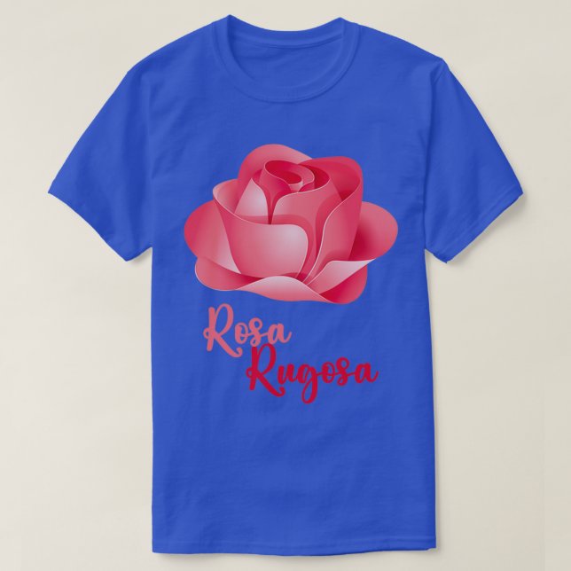 Camiseta Rosa Rugosa (Frente do Design)