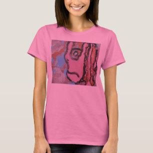 CAMISETA ROSA TERROR