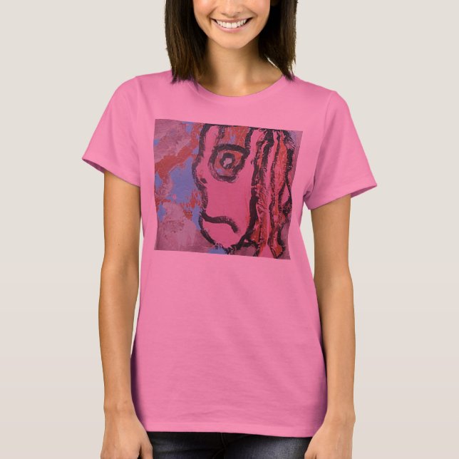 CAMISETA ROSA TERROR (Frente)