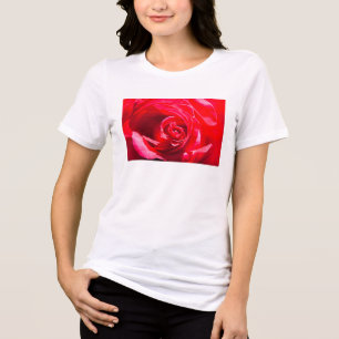 Camiseta Rosa vermelha