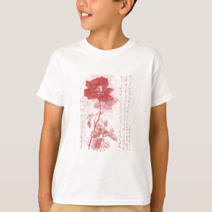 Camiseta Rosa vermelha