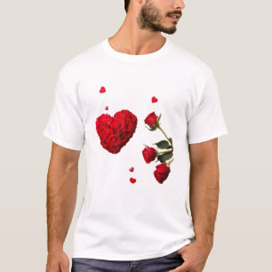 Camiseta Rosa vermelha