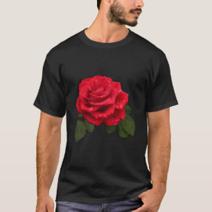 Camiseta Rosa vermelha