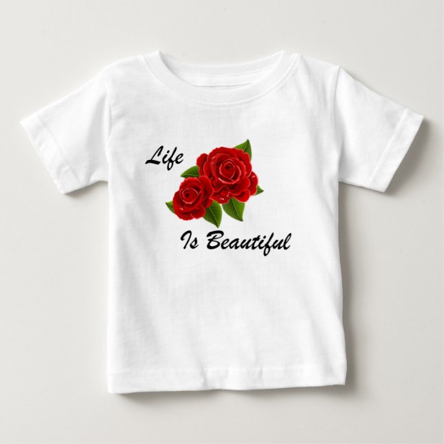 Camiseta Rosa Vermelha Branca (Frente)