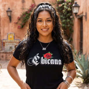 Camiseta Rosa Vermelha Chicana