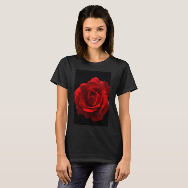 Camiseta Rosa vermelha wccnm (Frente Completa)
