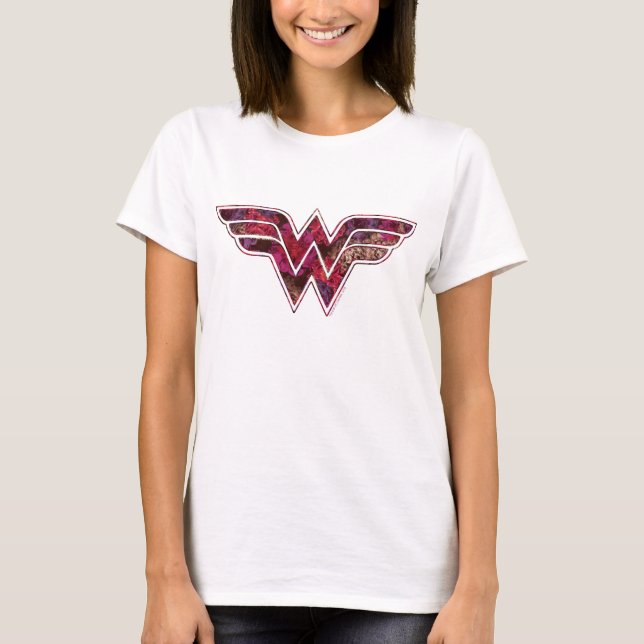 Camiseta Rosa vermelha WW (Frente)
