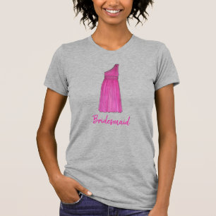 Camiseta Rosa Vestida de Casamento de Bridal