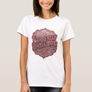 Camiseta Rosa Vibrante INDIPONÍVEL no momento Design de Tex