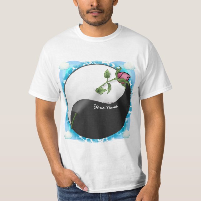 Camiseta Rosa Yin Yang (Frente)