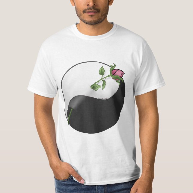 Camiseta Rosa Yin Yang (Frente)