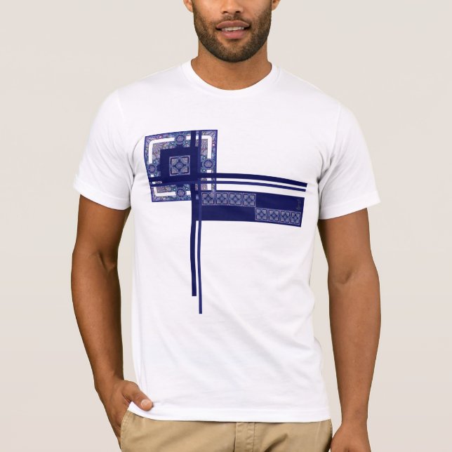 Camiseta Rosace Azul (Frente)