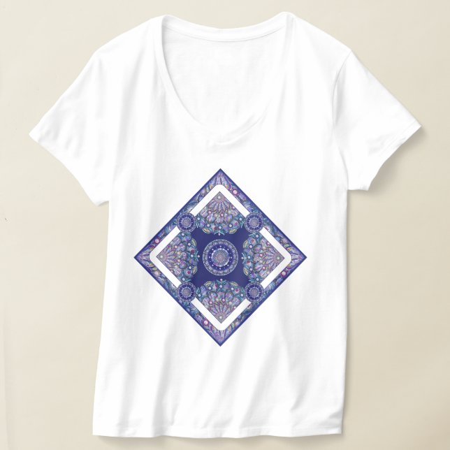 Camiseta Rosace Azul (Postura )