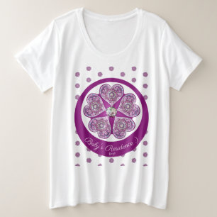 Camiseta Rosace azul ou vermelho para bebê&criança