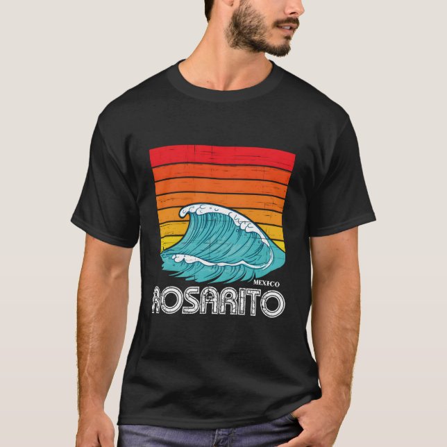Camiseta Rosarito Surf Trip Norte Baja México (Frente)