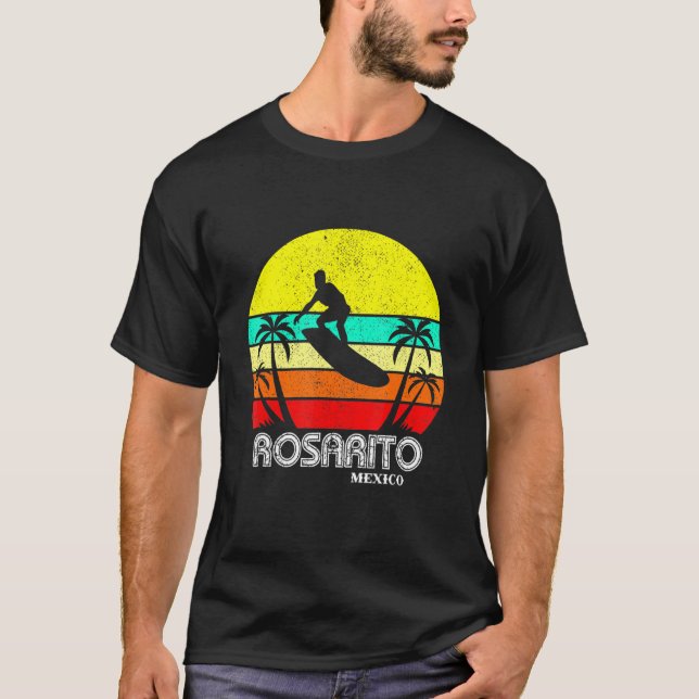 Camiseta Rosarito Surf Trip Norte Baja México (Frente)