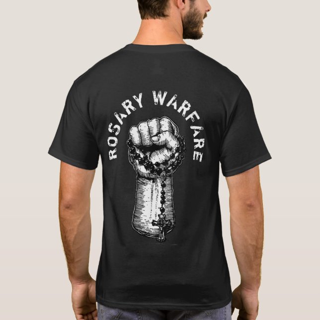 Camiseta Rosary Warfare (Verso)