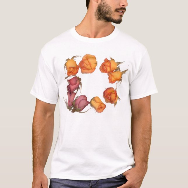 Camiseta rosas (Frente)