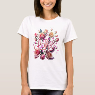 Camiseta Rosas adoráveis