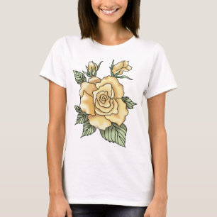 Camiseta Rosas Amarelas